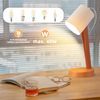 ZMH Tischleuchte Wohnzimmer Nachttischlampe mit Kabel - Tischlampe 2er Set Kleine Orange Lampe E14 Tischlampen Moderne Landhausstil für Esstisch Schlafzimmer - Ohne Leuchtmittel Bild 5