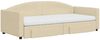 vidaXL Tagesbett Ausziehbar mit Schubladen Creme 90x200 cm Stoff 3197246 Bild 3