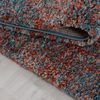 Hochflor Teppich Enrico rund - 160 cm Durchmesser - Terrakotta Bild 3