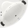 Deluxe Whirlpool Set ENJOY ULTRA mit 80 Düsen und LED ohne Armatur 150 x 150 x 59 cm : Ohne Armaturen Bild 4