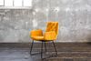 KAWOLA Stuhl NEW CHARME Esszimmersessel Velvet curry 87 x 66 x 59 cm Bild 2