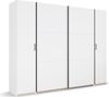 rauch Kleiderschrank, Dreh- und Schwebetürenschrank KRONACH, 4-türig, Alpinweiß, 268 x 210 x 59 cm Bild 3