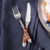 GRÄWE Dessertmesser, Serie Nürnberg, 6er Set, braune Griffe Bild 2