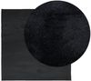 vidaXL Teppich OVIEDO Kurzflor Schwarz 200x200 cm 375560 Bild 3