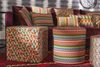 H.O.C.K. Sitzhocker H.O.C.K. Sila Hocker rund Pouf Ø45x45 cm multicolor boho, Hocker, Barhocker & Sitzhocker, Schminktischhocker, Wohnzimmer Hocker Bild 1