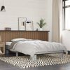 vidaXL Bettgestell Grau Sonoma 75x190 cm Holzwerkstoff und Metall 845880 Bild 1