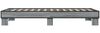 vidaXL Bettgestell Grau Sonoma 75x190 cm Holzwerkstoff und Metall 845880 Bild 5