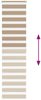 vidaXL Doppelrollo Sandbraun 55x200 cm Stoffbreite 50,9 cm Polyester 4014564 Bild 5