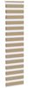 vidaXL Doppelrollo Sandbraun 55x200 cm Stoffbreite 50,9 cm Polyester 4014564 Bild 3