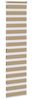 vidaXL Doppelrollo Sandbraun 55x200 cm Stoffbreite 50,9 cm Polyester 4014564 Bild 4