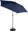 Großer rechteckiger Sonnenschirm Gartenschirm UV-beständig wasserdicht Outdoor Patio Marktschirm,Marineblau Bild 4