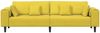 vidaXL Sofa Gelb 250 x 77 x 76 cm Samt 3335159 Bild 4