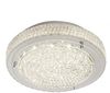 LED Deckenleuchte, Chrom, Aluminium, 30 cm, FLUSH Bild 1