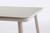 Couchtisch Kispa aus Aluminium, modern und rechteckig, Farbe Agate Beige, pflegeleichte Oberfläche Bild 3