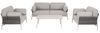 Couchtisch Kispa aus Aluminium, modern und rechteckig, Farbe Agate Beige, pflegeleichte Oberfläche Bild 5