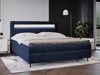 Mirjan24 Boxspringbett 'Ovo', blau, 180x200 cm Bild 2