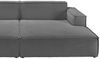 KAWOLA Big Sofa SAMU Feincord anthrazit 72 x 168 x 256 cm Bild 5