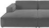 KAWOLA Big Sofa SAMU Feincord anthrazit 72 x 168 x 256 cm Bild 4