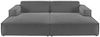 KAWOLA Big Sofa SAMU Feincord anthrazit 72 x 168 x 256 cm Bild 3