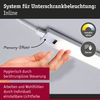 Paulmann LED Lichtleiste Inline Erweiterung chrom matt 55 cm TW 2er Set Bild 4