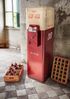 More2Home Barschrank Retro COLD-COLA-S, Metall vintage rot/weiss, BH: ca. 51 x 149 cm Bild 1
