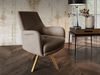 Sofaset Designersofas VALERIE 3-2-1 in Stoff Stoff Elisa Velvet Cappuccino Bild 4