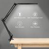 Clanmacy LED Tischleuchte LED Schreibtischlampe 3 Farbe Arbeitslampe Lampe Dimmbar 10W Bettlicht Bild 3