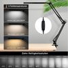 Clanmacy LED Tischleuchte LED Schreibtischlampe 3 Farbe Arbeitslampe Lampe Dimmbar 10W Bettlicht Bild 2