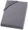 Zestri Spannbettlaken für Boxspringbett Wasserbett Topper & Matratzen Jersey 100% Baumwolle, Gummizug: rundum, Große Auswahl an Farben & Größen - Steghöhe bis 40cm wählbar Bild 2