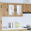 vidaXL Küchen-Hängeschrank mit Glastür Artisan-Eiche Holzwerkstoff 853856 Bild 4