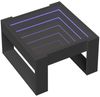 vidaXL Couchtisch mit Infinity-LED Schwarz 50x53x30 cm 847624 Bild 3