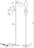 Trio Leuchten Stehleuchte Agudo 419400217, Metall Schwarz matt, exkl. 3x E27 Bild 5