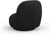 Micadoni Drehbarer Sessel Chuck Boucle Schwarz Bild 3