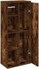 vidaXL Badezimmerschrank mit Rollenhalter Räuchereiche 39x22x90 cm 858528 Bild 5