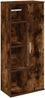 vidaXL Badezimmerschrank mit Rollenhalter Räuchereiche 39x22x90 cm 858528 Bild 2