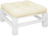 vidaXL Palettenkissen Creme 70x70x12 cm Stoff 360471 Bild 3