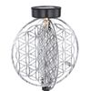Solarleuchte Garten 2er Set Scheibe 20cm Solarlampe Außen Außenleuchte Solar Bild 4