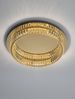 Nova Luce 9333079 AURELIA LED Deckenleuchte 50cm gerade 3500K Gold Kristall Bild 4