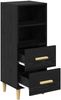 vidaXL Sideboard Schwarz Eichen-Optik 34 x 34,5 x 90 cm Holzwerkstoff 880945 Bild 5