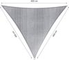 Lumaland Sonnensegel Polyester Dreieck 3 x 3 x 3 Meter Dunkelgrau Bild 3