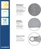 Lumaland Sonnensegel Polyester Dreieck 3 x 3 x 3 Meter Dunkelgrau Bild 4