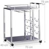 Relaxdays Servierwagen Glas BARON Bild 5