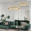 Nova Luce 9285610 FIORE LED Pendelleuchte 60cm 3000K Antik Gold dimmbar Bild 2