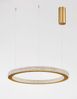 Nova Luce 9285610 FIORE LED Pendelleuchte 60cm 3000K Antik Gold dimmbar Bild 4