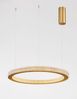 Nova Luce 9285610 FIORE LED Pendelleuchte 60cm 3000K Antik Gold dimmbar Bild 3
