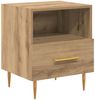 vidaXL Nachttisch mit Schubladen Braun 40 x 35 x 47,5 cm Holzwerkstoff 882077 Bild 2