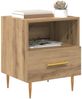vidaXL Nachttisch mit Schubladen Braun 40 x 35 x 47,5 cm Holzwerkstoff 882077 Bild 3