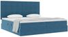 vidaXL Aufbewahrungsbett mit Matratze Dunkelblau 200 x 200 cm Samt 3372055 Bild 3