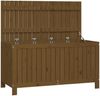 vidaXL Gartentruhe Honigbraun 121x55x64 cm Massivholz Kiefer 823846 Bild 2