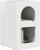vidaXL Nachttisch 2 pcs Hochglanz Weiß 29,5 x 33,5 x 50 cm 891233 Bild 3